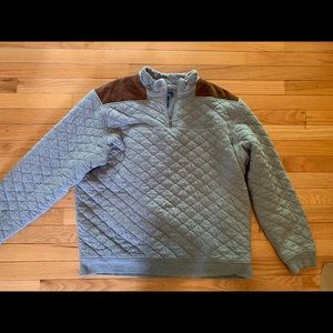 Vineyard Vines Quilted Shep Shirt with Suede